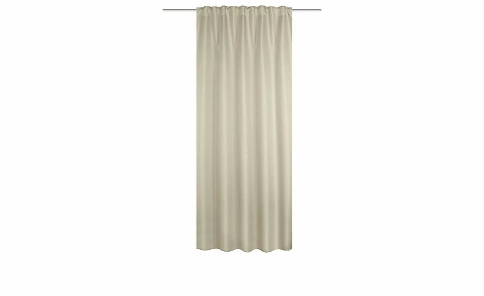 HOMEbasics Verdunklungsschal   ¦ beige ¦ Maße (cm): B: 135 H: 225 Gardinen günstig online kaufen