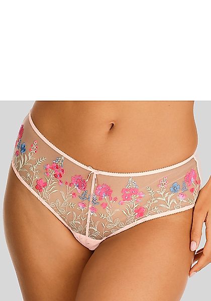 LASCANA Stringpanty "Maria", mit bunten Blumen aus Stickereispitze günstig online kaufen