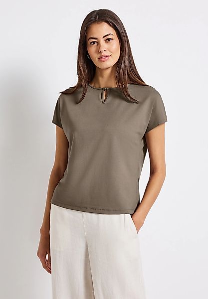 STREET ONE Shirttop mit Cut-Out Detail günstig online kaufen