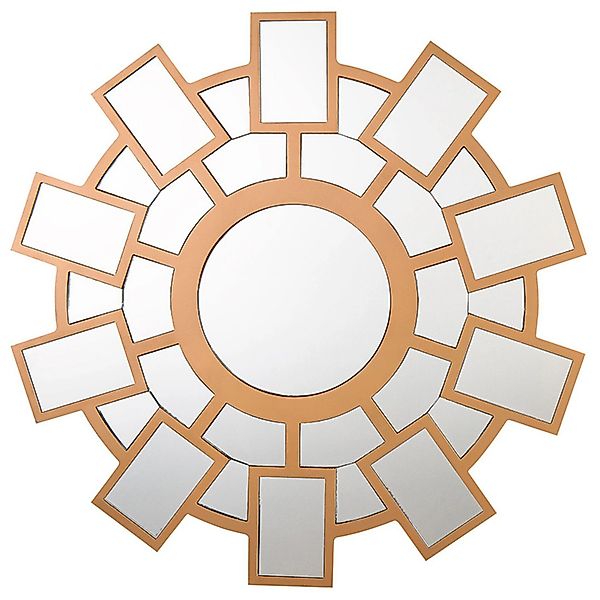 Beliani Dekospiegel ROZEL Goldbraun 3x80x80 günstig online kaufen