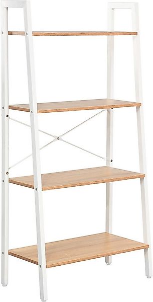 Home affaire Aktenregal COWELL, Bücherregal, asymetrisches Metallgestell, 6 günstig online kaufen