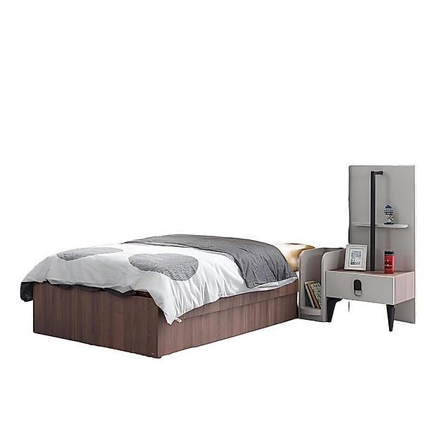 JVmoebel Bett Kindermöbel Kinderbett Nachttisch Luxuriöser Holz Top-Qualitä günstig online kaufen