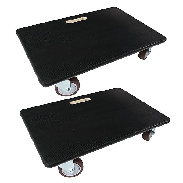 PROREGAL Transportroller 4 Rollen HxBxT 15x40x60 cm Traglast 500kg Sperrhol günstig online kaufen