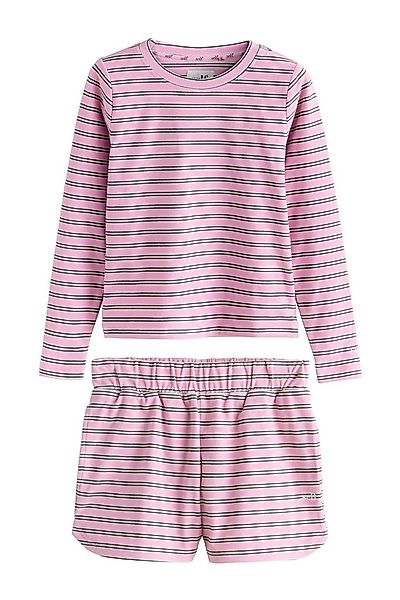 self Pyjama Self. Schlafanzug, Shorts + kurze Ärmel, Streifen (2 tlg) günstig online kaufen