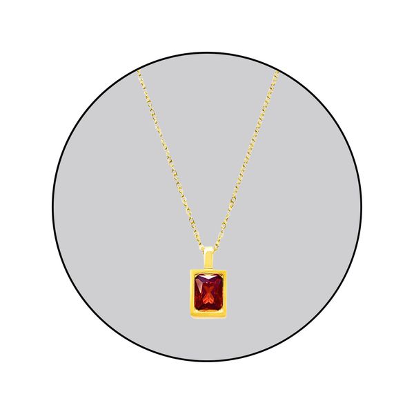 GOLDKLEIN Kette mit Anhänger Edelstahl vergoldet günstig online kaufen