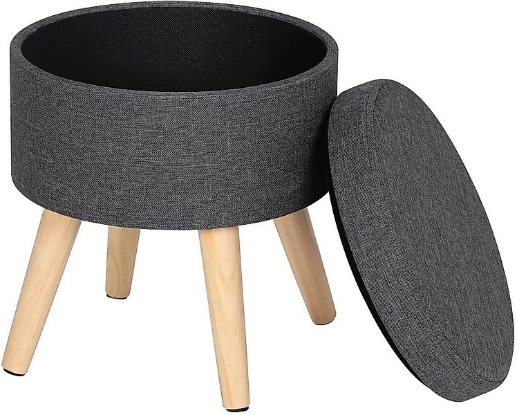 Woltu Sitzhocker (1 St), mit Stauraum Deckel abnehmbar Gepolstert, Massivho günstig online kaufen