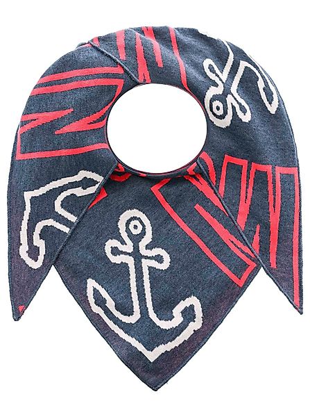 Zwillingsherz Modetuch "Anker Moin", Küstenfeeling, Baumwollmischung, günstig online kaufen