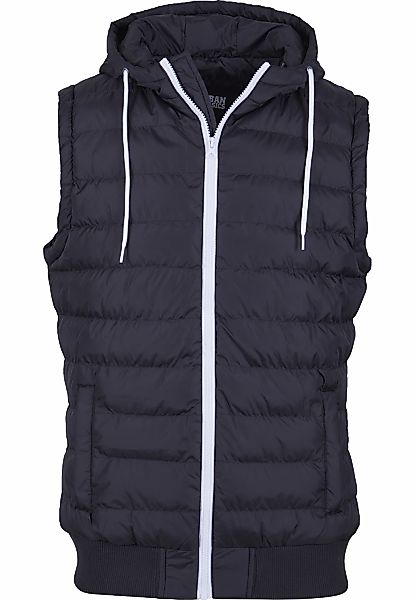 URBAN CLASSICS Jerseyweste "Urban Classics Herren Small Bubble Hooded Vest" günstig online kaufen