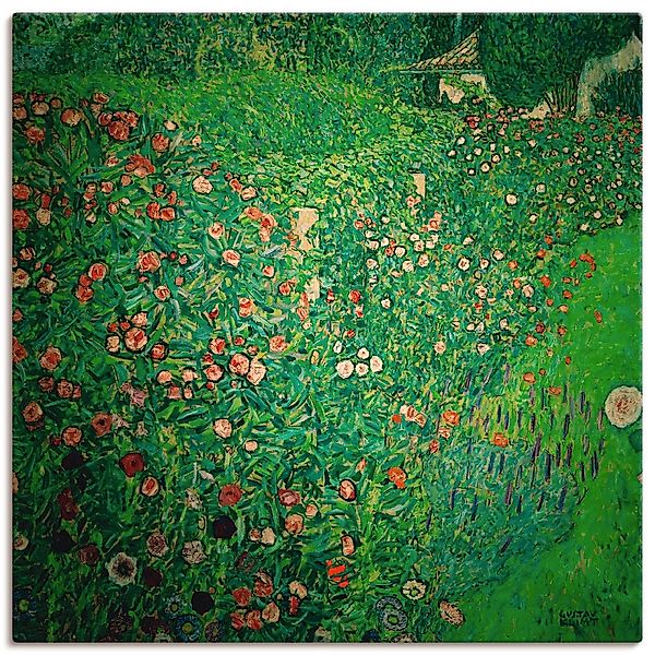 Artland "Italienische Gartenlandschaft" Garten 1 Stk. tlg. auf Holzrahmen g günstig online kaufen