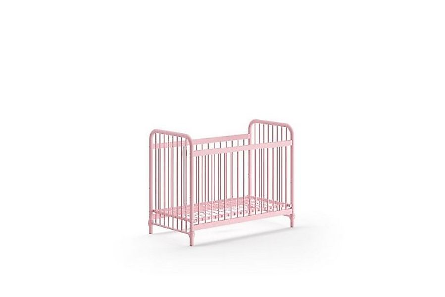 58 aufm Kessel Bettgestell Babybett Kay 131x71x102 Metallbett Gitterbett Me günstig online kaufen