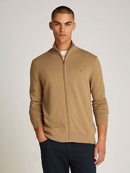 Tommy Hilfiger Strickjacke ESSENTIAL COTTON ZIP günstig online kaufen