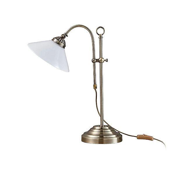Lindby Tischlampe Otis 9621036 Retro Vintage Antik aus Metall 1-flammig E14 günstig online kaufen