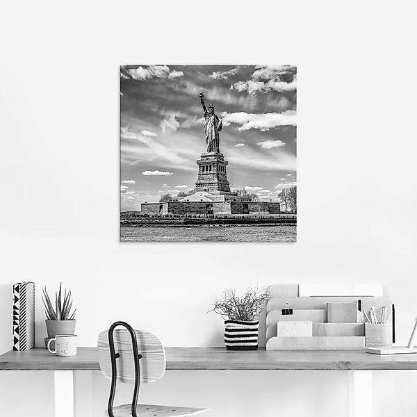 Artland Glasbild »New York City Freiheitsstatue«, Amerika, (1 St.), in vers günstig online kaufen