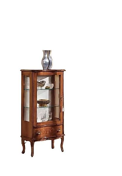 Xlmoebel Vitrine Luxuriöse Designer-Holz-Glas-Vitrine für das Wohnzimmer (1 günstig online kaufen
