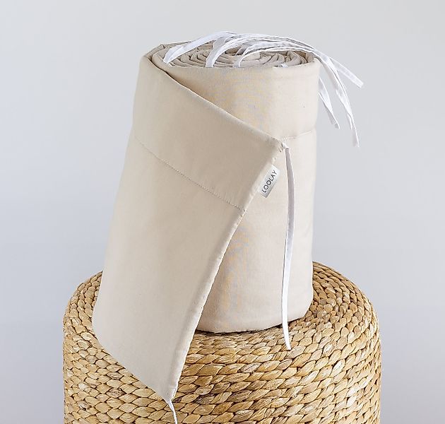 Loolay Bettnestchen BEIGE, GRAU, WEIß, ROSA Babybett BETTUMRANDUNG 420, 360 günstig online kaufen