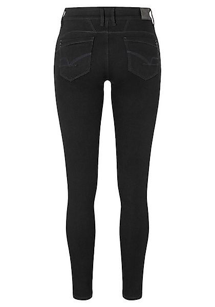 TIMEZONE Damen Jeans TIGHT SANYATZ - Mid Waist - Tight Fit - Schwarz günstig online kaufen