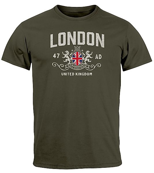 Neverless Print-Shirt Herren T-Shirt London United günstig online kaufen