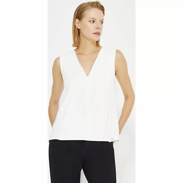 Just Like You  Blusen Ärmellose, fließende Bluse mit V-Ausschnitt günstig online kaufen