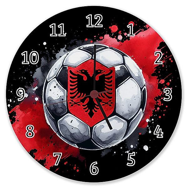 speecheese Wanduhr Fußball Albanien Wanduhr aus günstig online kaufen