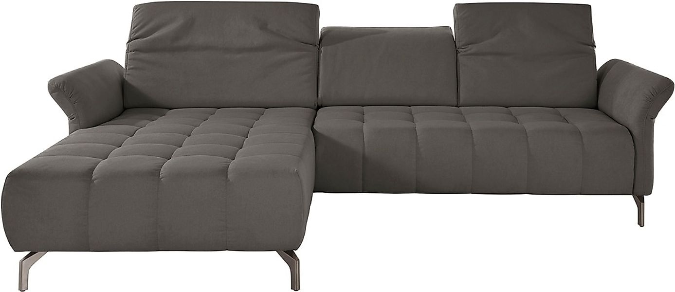 INOSIGN Ecksofa »Fresh L-Form«, Federkern, wahlweise Kopfteilverstellung un günstig online kaufen