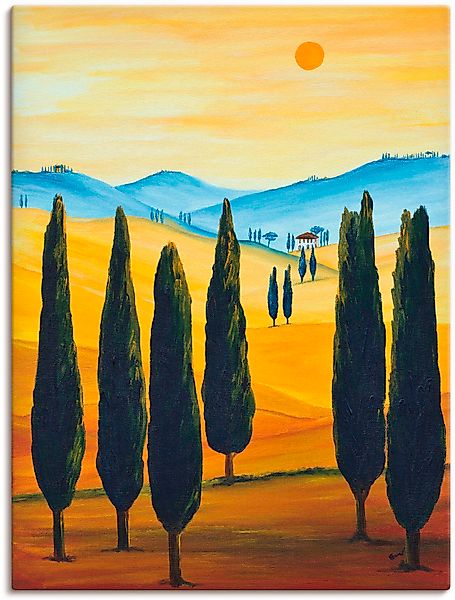 Artland Wandbild "Sehnsucht nach der Toskana", Europa, (1 St.), als Leinwan günstig online kaufen