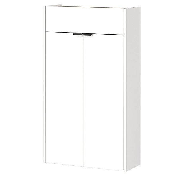 Lomadox Schuhschrank ABERDEEN-01 56 cm breit, in weiß mit Eiche, wandhängen günstig online kaufen