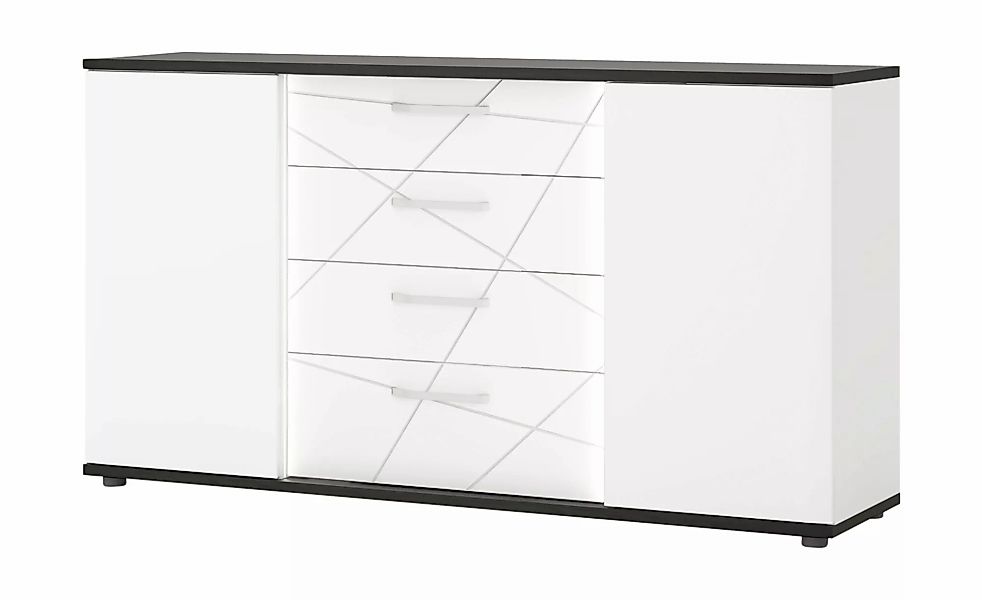 Sideboard  Venedig ¦ weiß ¦ Maße (cm): B: 161 H: 87 T: 40.0 Kommoden & Side günstig online kaufen