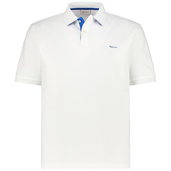 Gant Poloshirt mit Stretch Farbe weiß Größe: 3XL günstig online kaufen