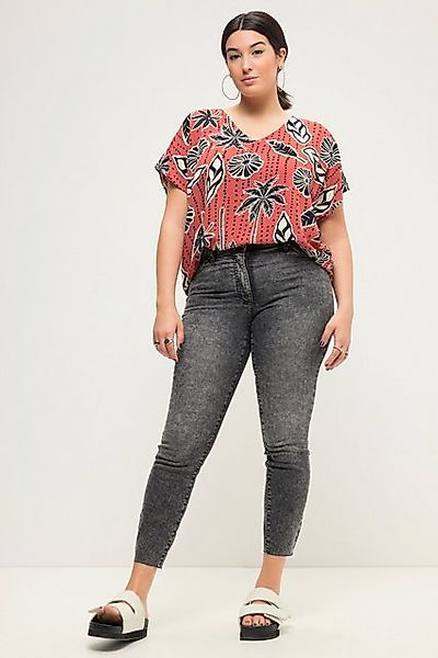 Studio Untold Regular-fit-Jeans Skinny Jeans cutted Saum 5-Pocket Elastikbu günstig online kaufen