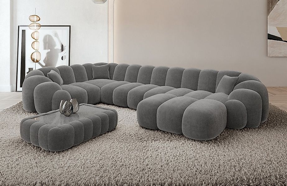 Sofa Dreams Sofa Rajada U Form Stoff günstig online kaufen