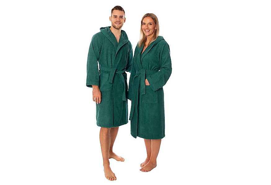 Lavea Bademantel Mexico, Lang, Premium Morgenmantel aus 100% Baumwolle, mit günstig online kaufen