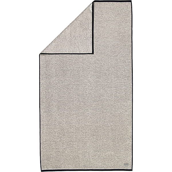 Möve Handtücher Eden Querrippe - Farbe: nature/black - 081 - Duschtuch 80x1 günstig online kaufen