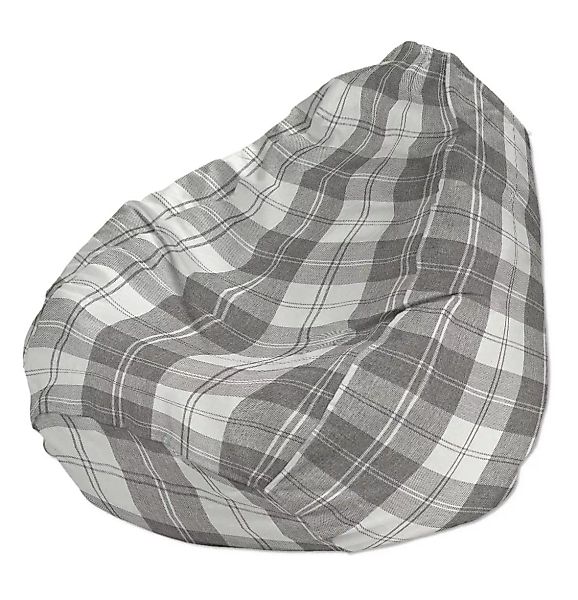 Sitzsack, weiß-grau , Ø80 x 115 cm, Edinburgh (115-79) günstig online kaufen