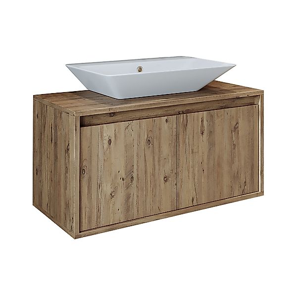 Roomart Badmöbel-Set, (Badezimmermöbel ATLANTIC 85cm in günstig online kaufen