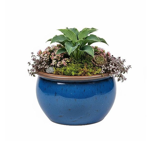 Teramico Pflanzkübel Blumentopf Pflanzgefäß Keramik Modell "Bavaria" 45cm R günstig online kaufen