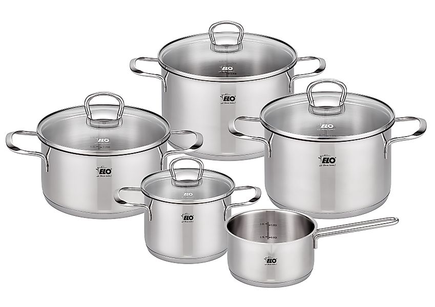 Elo Topf-Set »Jaspis« Set, Bratentopf Ø 16/20cm, Fleischtopf Ø 24cm, Kasser günstig online kaufen