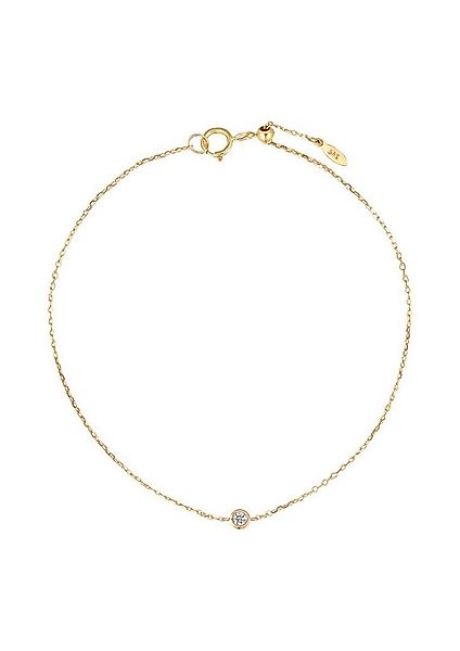 Dear Me Goldarmband 585er Armkette mit Diamant/Zirkon, wählbar, Feines 14K günstig online kaufen