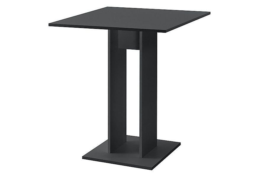 en.casa Küchentisch, »Lindesnes« Esstisch quadratisch 65x65x78cm dunkelgrau günstig online kaufen