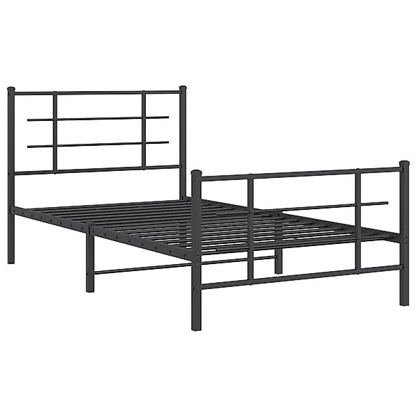 vidaXL Bett Bettgestell mit Kopf- und günstig online kaufen