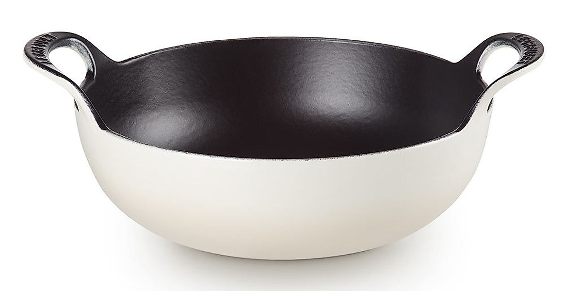 Le Creuset Balti Dish Schmorbräter Gusseisen Meringue 24cm günstig online kaufen