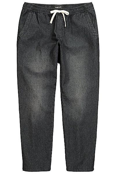 Men Plus 5-Pocket-Jeans Jeans Bauchfit Relaxed Fit Elastikbund bis 8 XL günstig online kaufen