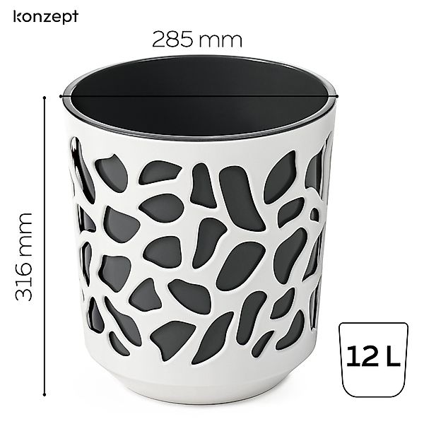KONZEPT Blumentopf 30 cm Durchmesser 12 günstig online kaufen