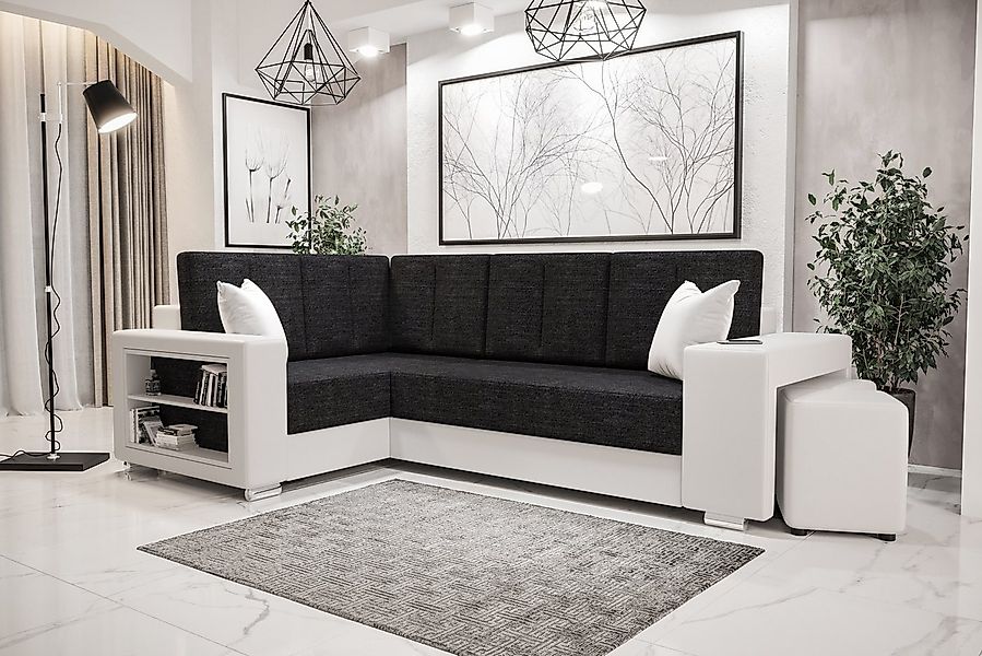 ALTDECOR Ecksofa LOPI, Couch mit Schlaffunktion, Wohnzimmer - Wohnlandschaf günstig online kaufen