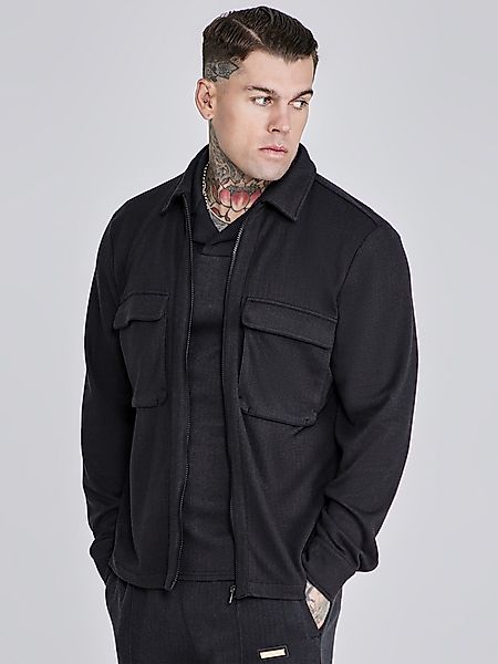 Siksilk Hemdjacke SikSilk Herren Schwarzes Smart günstig online kaufen