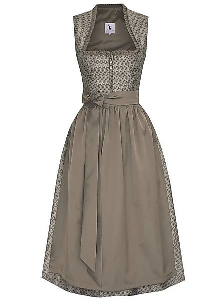 Alpenmärchen Dirndl Langes Dirndl Avelina in taupe - ALM1047 günstig online kaufen