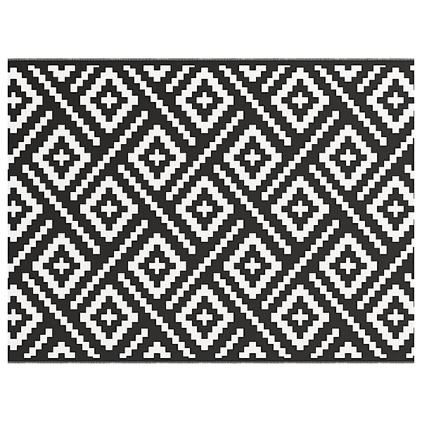 vidaXL Outdoorteppich Outdoor Teppich ARAKIL Schwarz günstig online kaufen