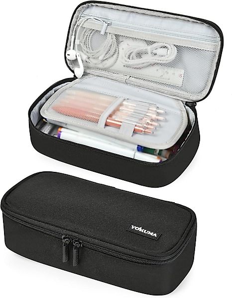 LuxusKollektion Fächermappe Federmäppchen groß schwarz - günstig online kaufen