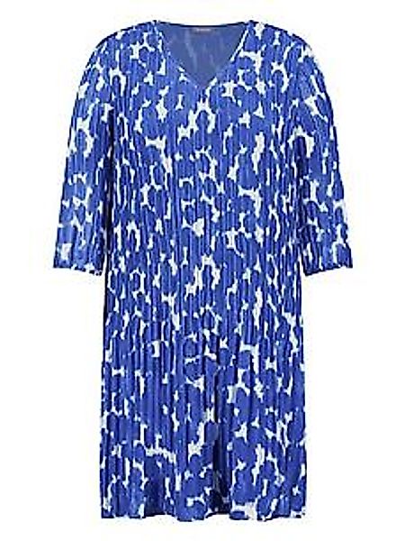 Plissekleid Samoon blau günstig online kaufen