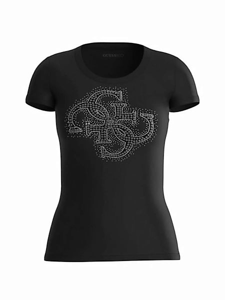 Guess T-Shirt Damen T-Shirt 4G LOGO Slim Fit (1-tlg) günstig online kaufen