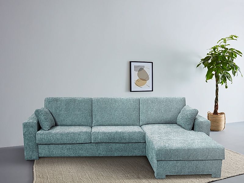 Home affaire Ecksofa Roma "L" Dauerschlaffunktion, günstig online kaufen